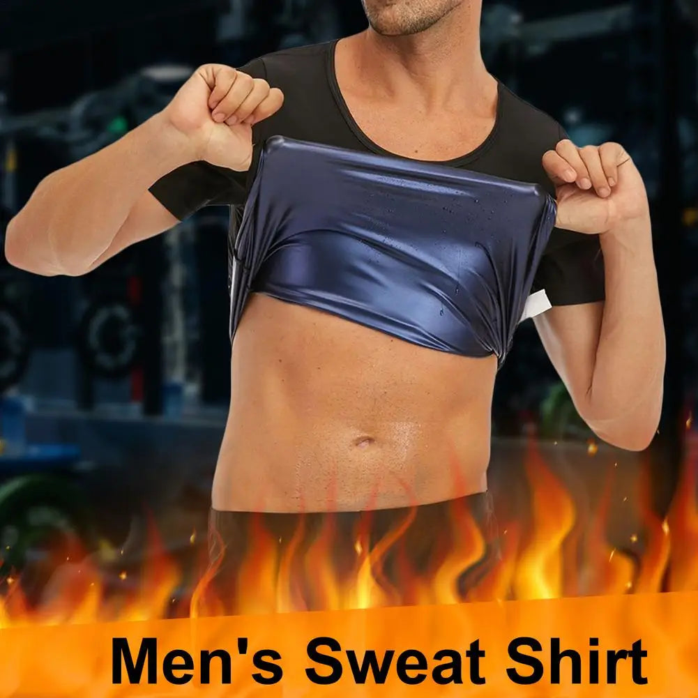 Men Shapewear Waist Traine Thermo Sweat Tops