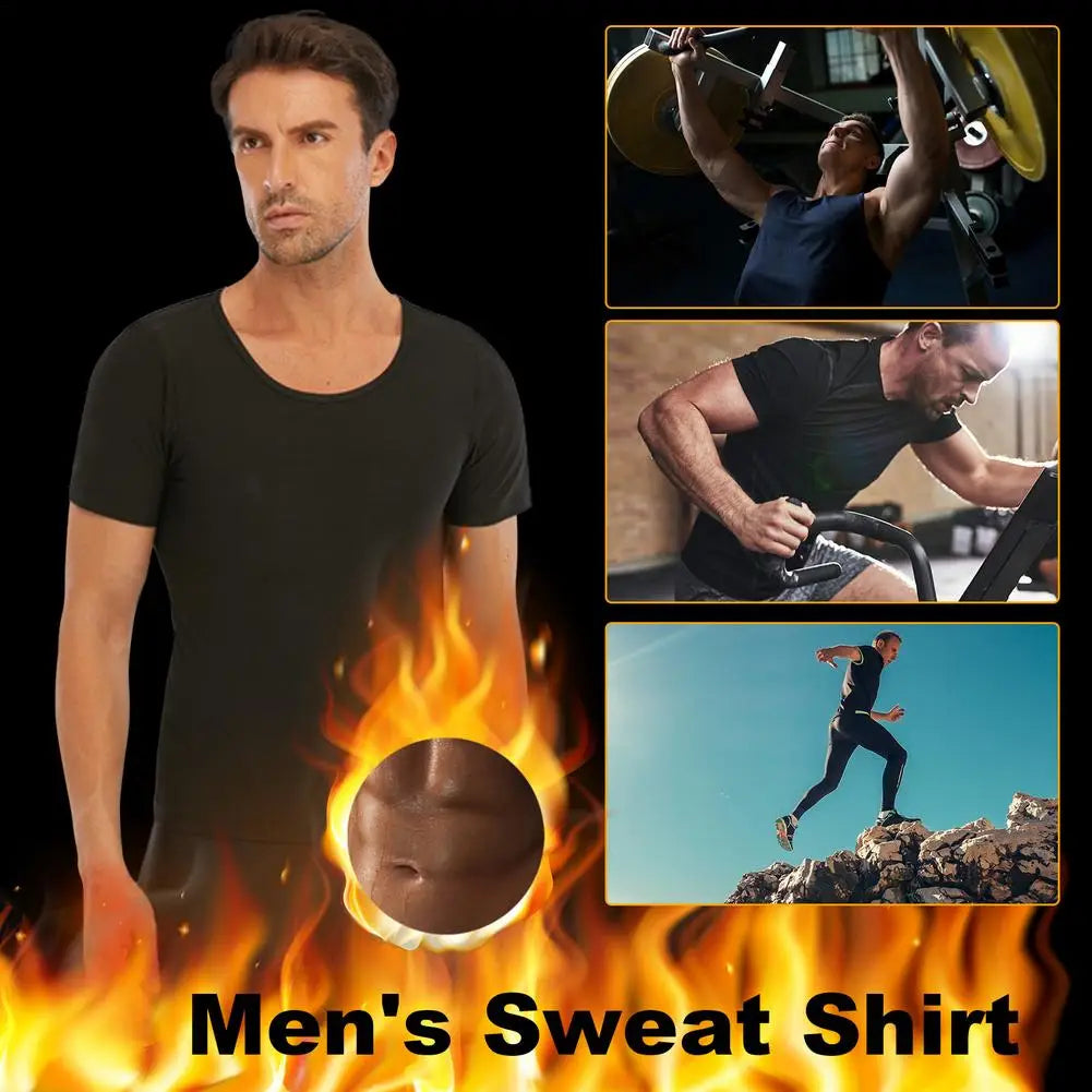 Men Shapewear Waist Traine Thermo Sweat Tops