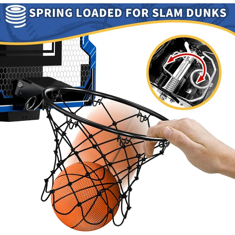 Mini Basketball Hoop Indoor with Scoreboard,