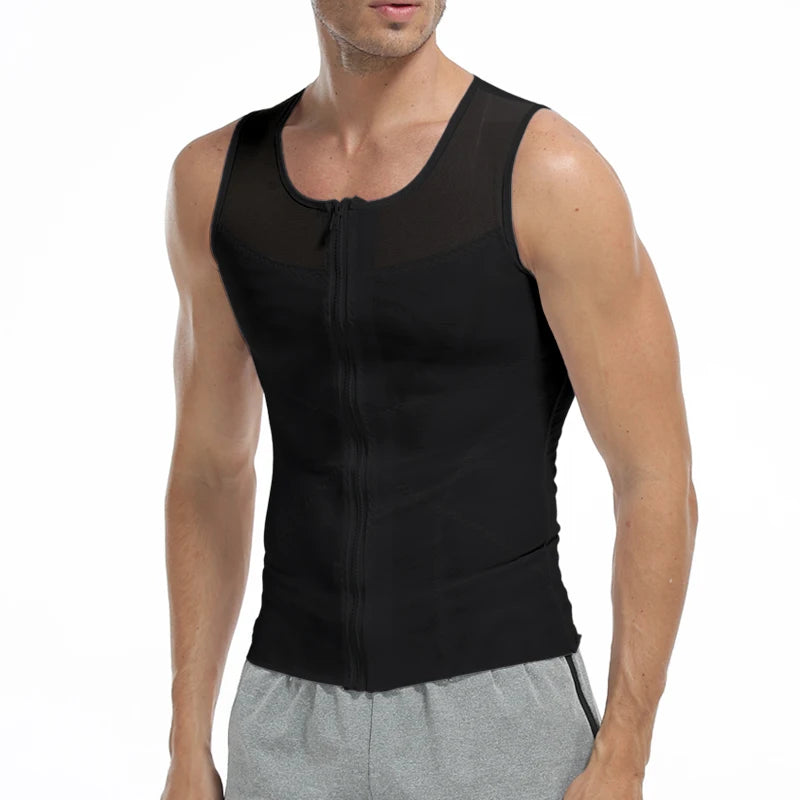 Men Slimming Body Shape  Abdomen Reducer Corset Top Vest