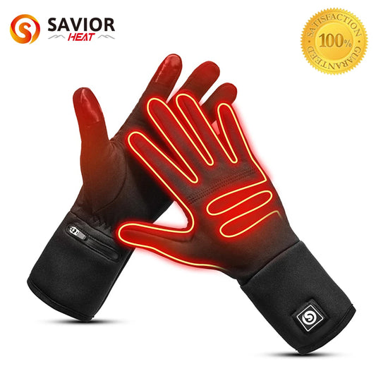 Savior Heat Liner Heated Gloves Winter Warm Skiing Gloves