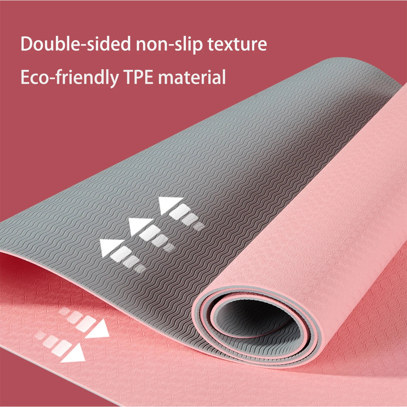 Yoga mat strap non-slip