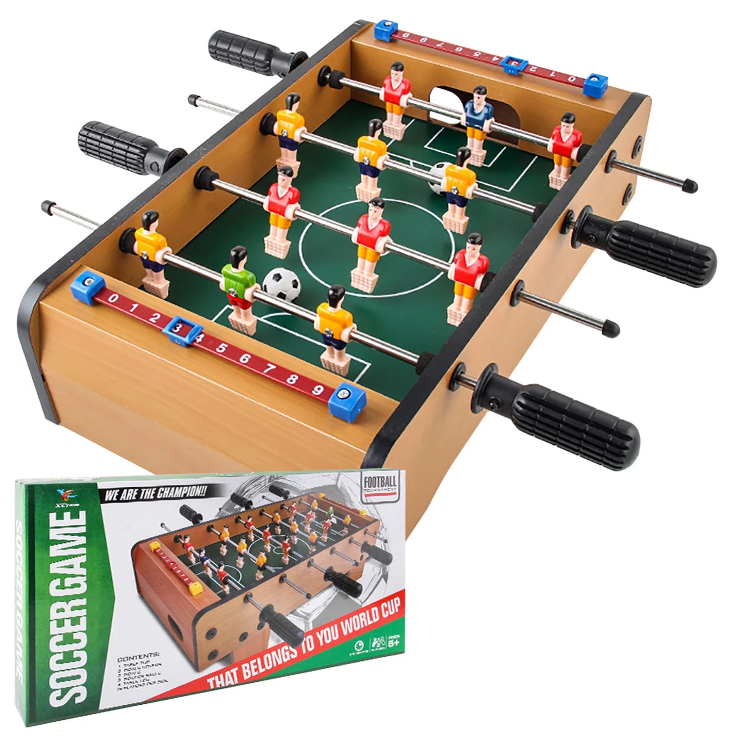 Foosball Table Mini Football Table Game 2 Footballs Classic