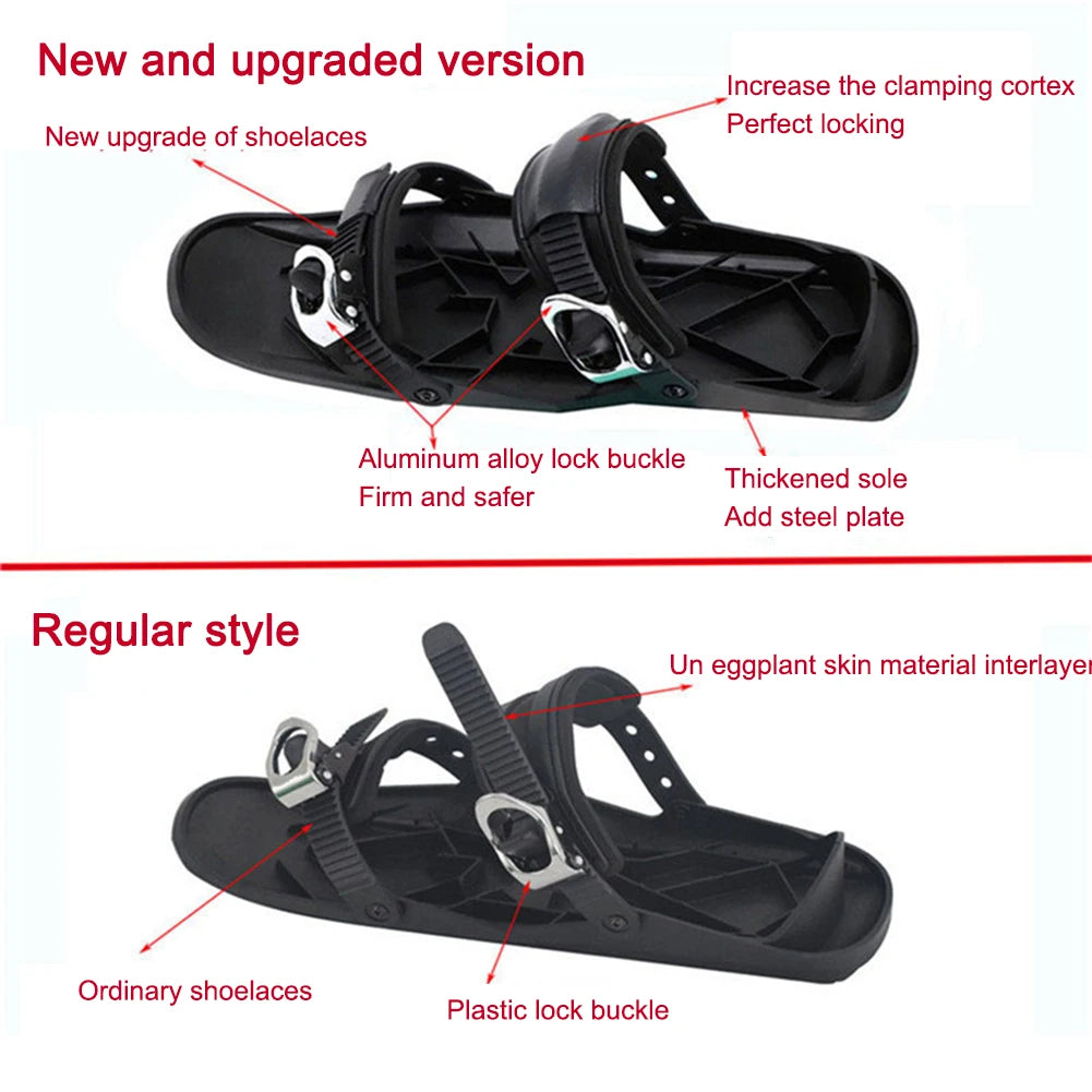 Skis Boots Skiboards Adjustable Short Mini Skating Ski Shoes