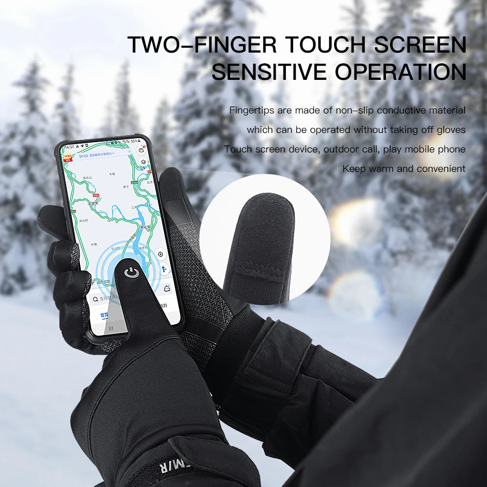 Cycling Gloves Windproof Touch Screen Ski Riding